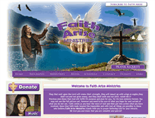 Tablet Screenshot of faitharise.com